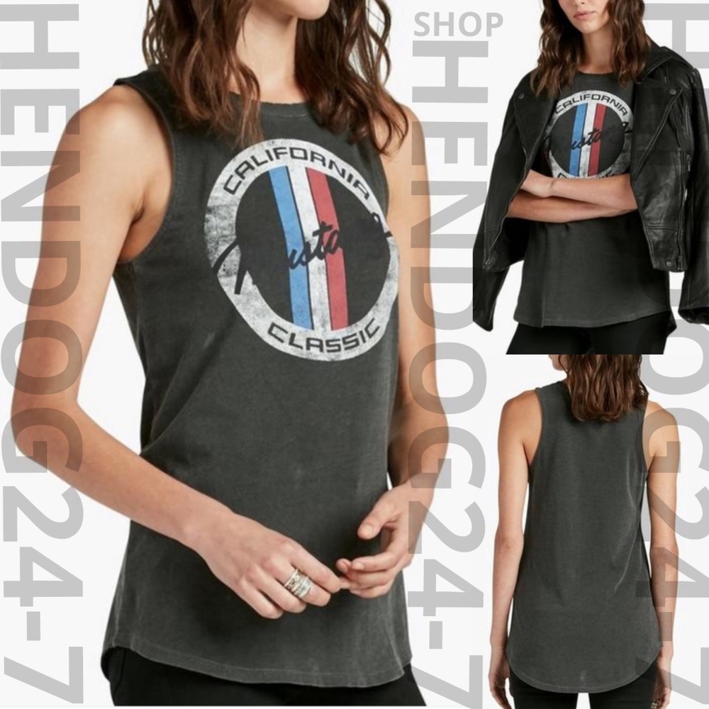 LUCKY BRAND MUSTANG CALIFORNIA CLASSIC MUSCLE TEE